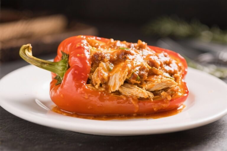 Buffalo Chicken Stuffed Peppers – Spicy, Creamy, and Satisfying