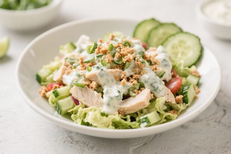 Ranch Cucumber Crunch Low Carb Chicken Salad – Fresh, Creamy, and Satisfying