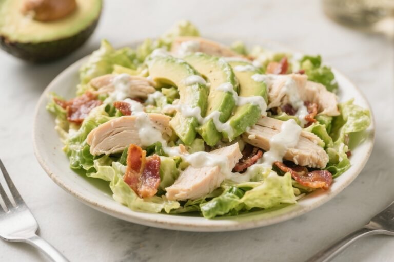 Avocado Bacon Ranch Low Carb Chicken Salad – Creamy, Crunchy, and Satisfying