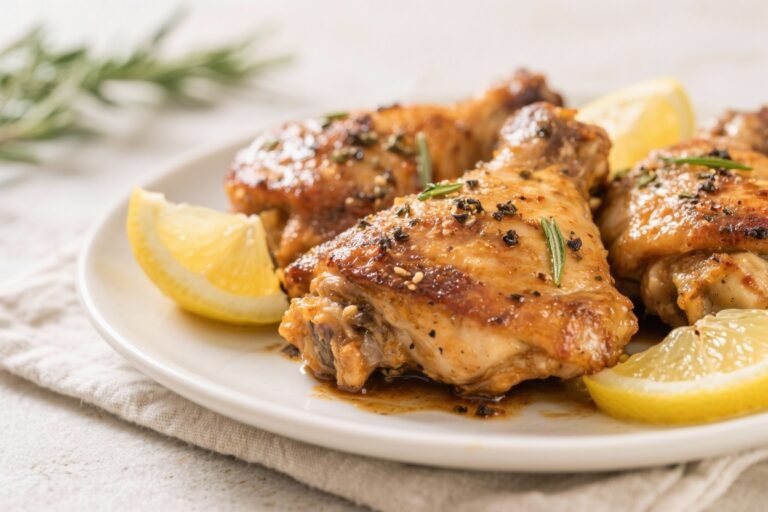 Lemon Pepper Chicken Thighs – Bright, Zesty, and Crispy