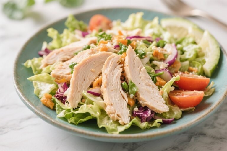 High-Protein Low Carb Chicken Salad – Simple, Fresh, and Satisfying