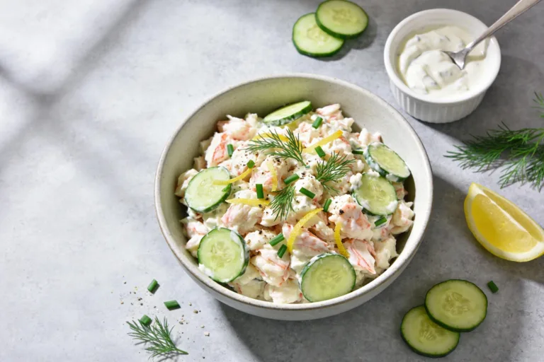 Creamy Keto Crab & Cucumber Salad You’Ll Crave Daily