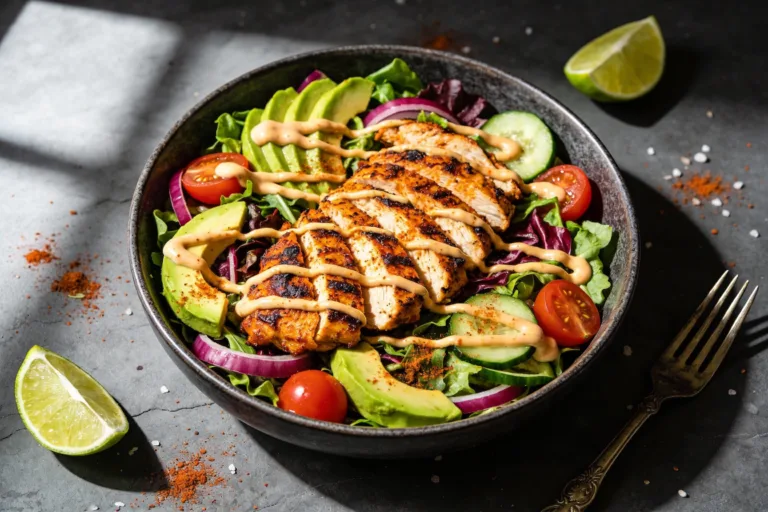 Spicy Cajun Chicken Keto Salad That Actually Slaps