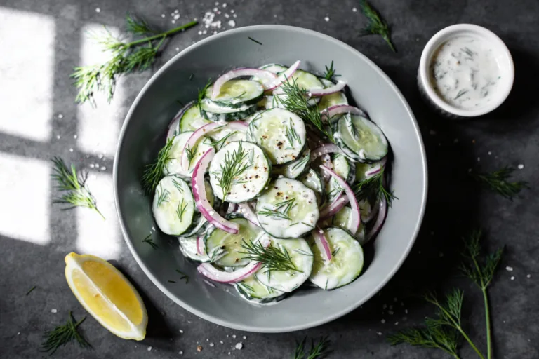 Creamy Cucumber & Dill Keto Salad That Slaps