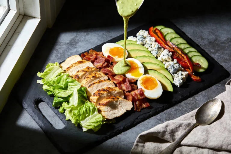 Crave-Worthy Keto Cobb Salad with Creamy Avocado Dressing