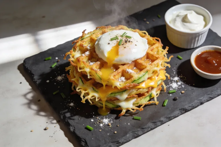 Crispy Keto Hash Brown Waffles That Actually Crunch