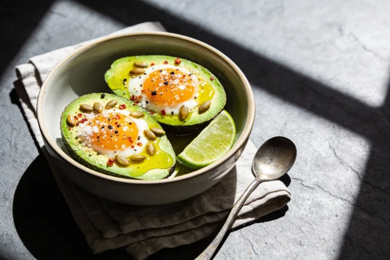 5-Minute Keto Egg & Avocado Bowl That Actually Slaps