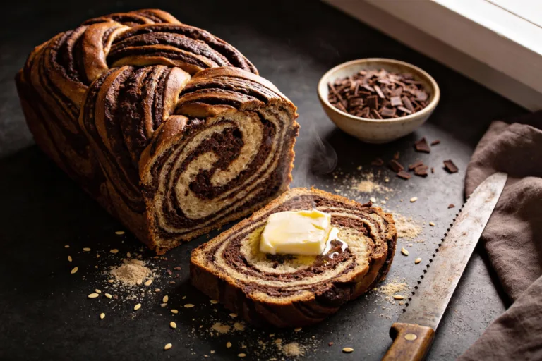 Chocolate Swirl Keto Breakfast Bread That Slaps