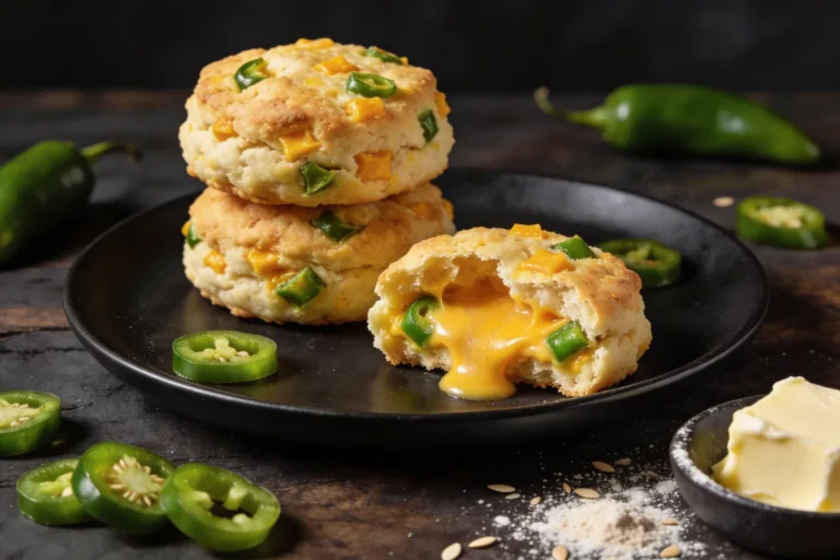 Cheddar JalapeñO Keto Breakfast Biscuits That Actually Slap