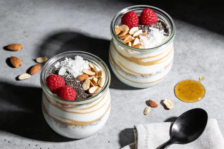 Vanilla Almond Keto Yogurt Parfaits That Actually Slap