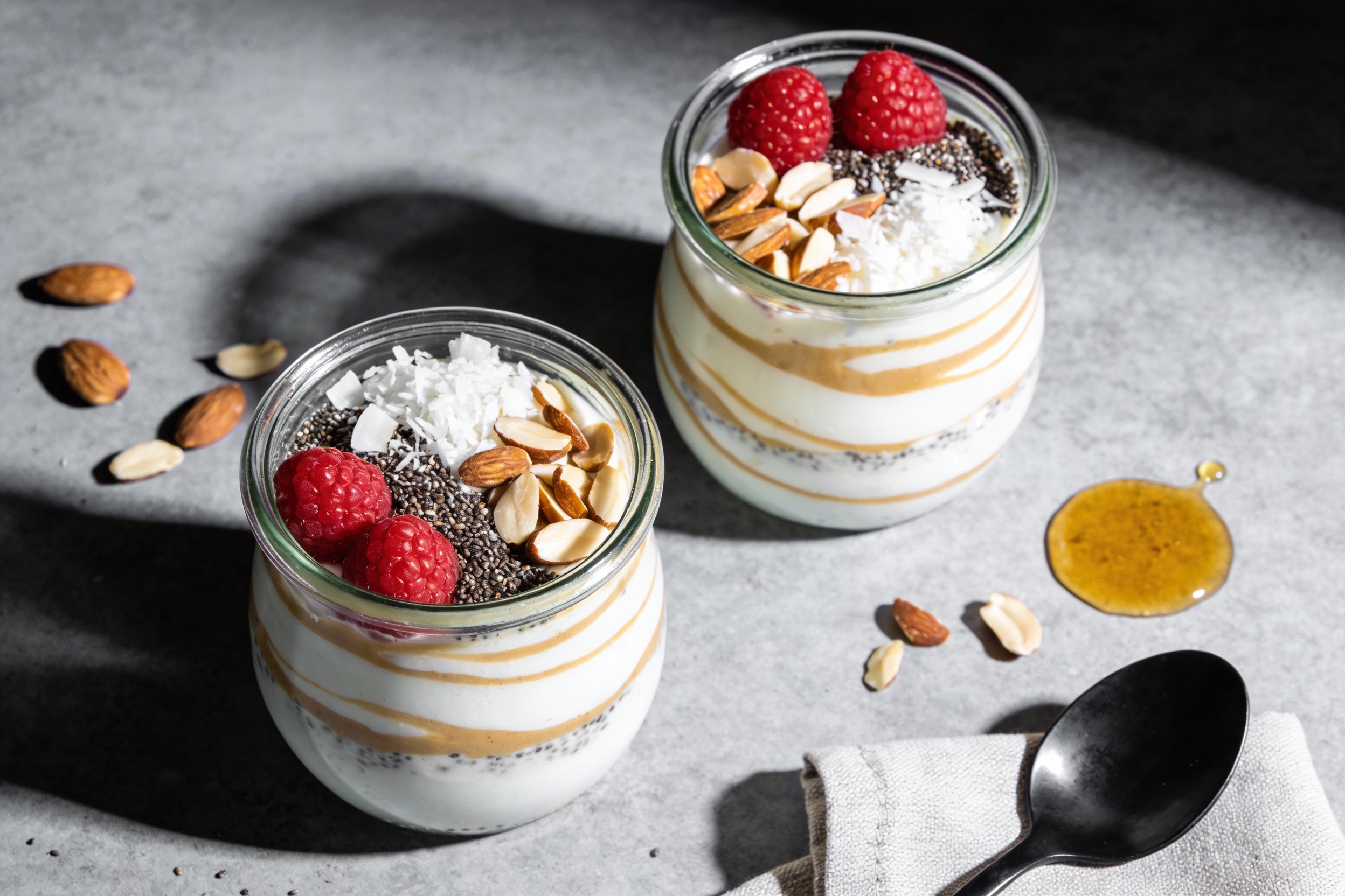 Vanilla Almond Keto Yogurt Parfaits That Actually Slap