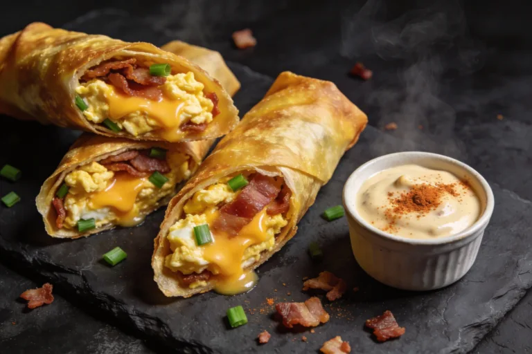 Smoky Bacon Keto Breakfast Egg Rolls You’Ll Crave