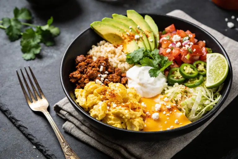 Southwest Keto Breakfast Burrito Bowls You’Ll Crave