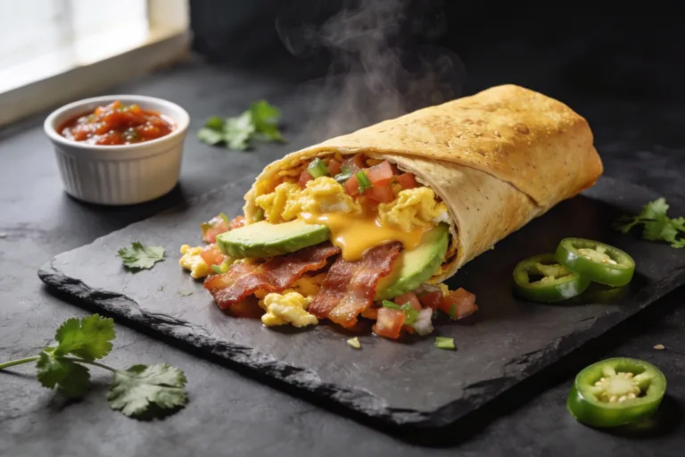 Keto Breakfast Burrito with Almond Wrap That Actually Slaps