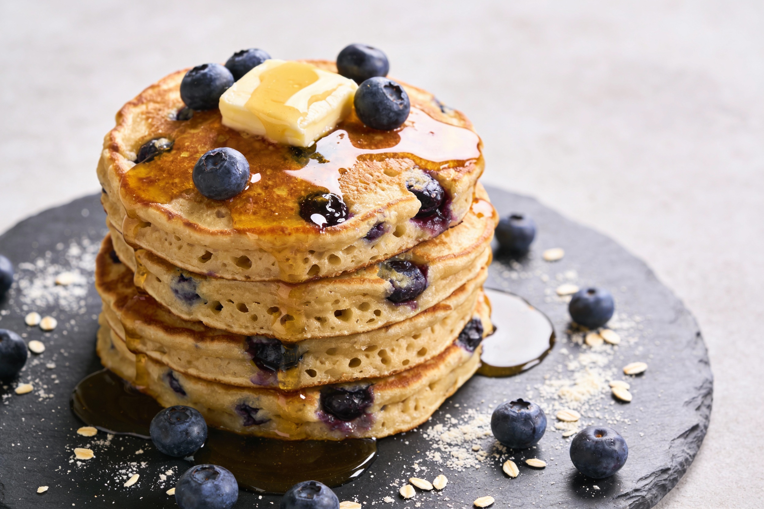 Fluffy Keto Blueberry Pancakes That Actually Rise