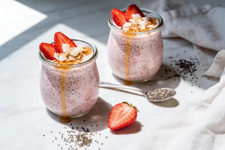 Strawberry Coconut Chia Pudding That Feels Like Dessert