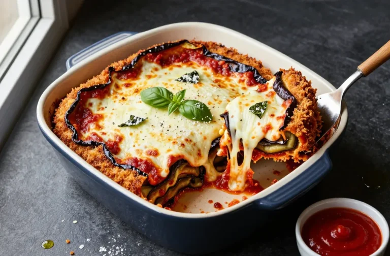 Eggplant Parmesan That Crunches, Melts, and Wins Hearts