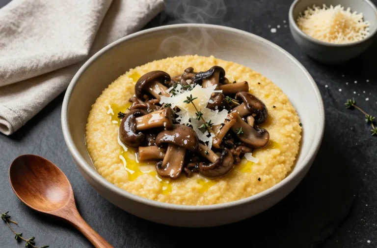 Polenta with Mushroom Ragù That Feels Restaurant-Level