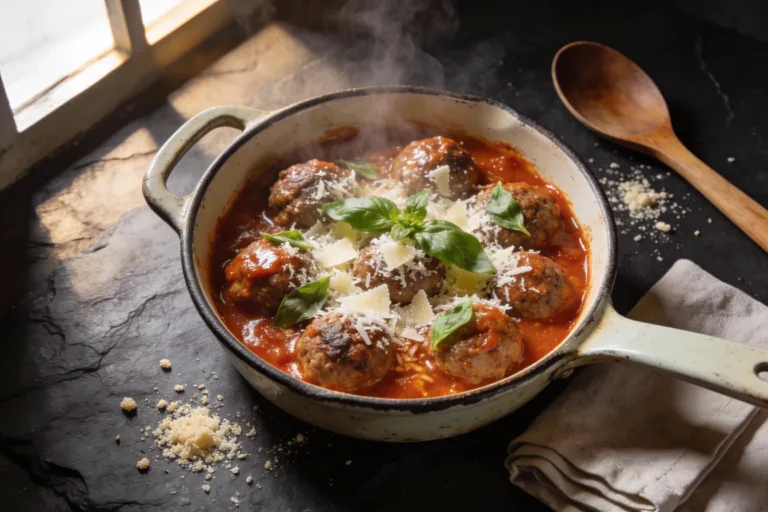 Cozy Comfort: Italian Meatballs in Marinara Sauce