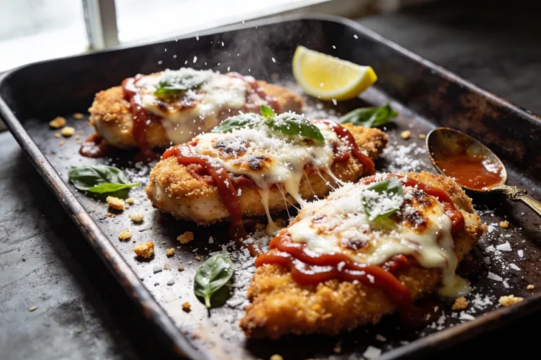 Baked Chicken Parmesan That Stays Crispy and Gooey