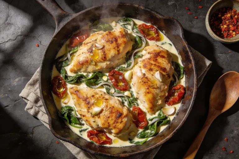 One-Pan Tuscan Chicken That Tastes Like Vacation