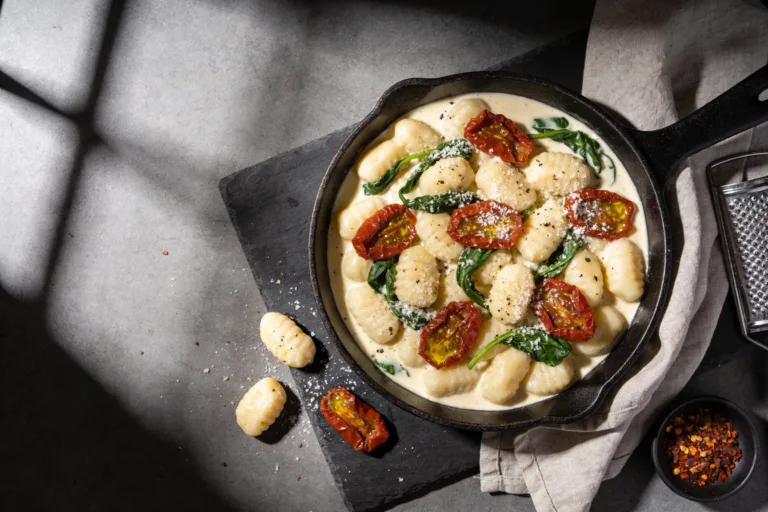 Weeknight Wow: Creamy Gnocchi with Spinach and Sun-Dried Tomatoes