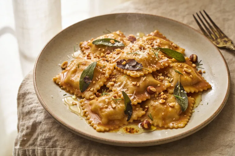 Brown Butter Sage Ravioli in 20 Minutes Flat