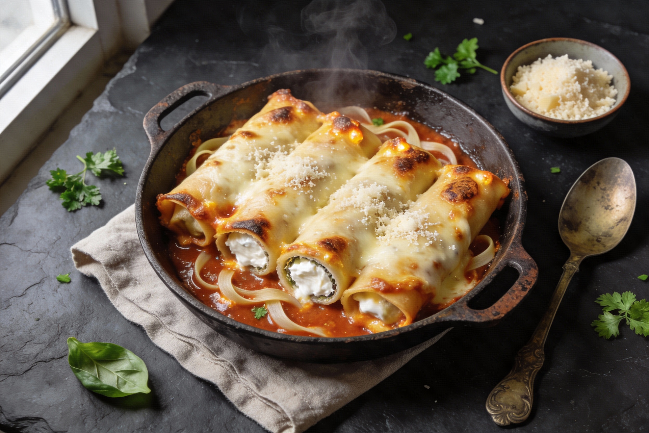 Baked Four-Cheese Manicotti That Hugs Your Soul