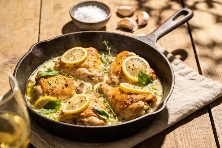 Tuscan Lemon Chicken Skillet That Tastes Like Summer