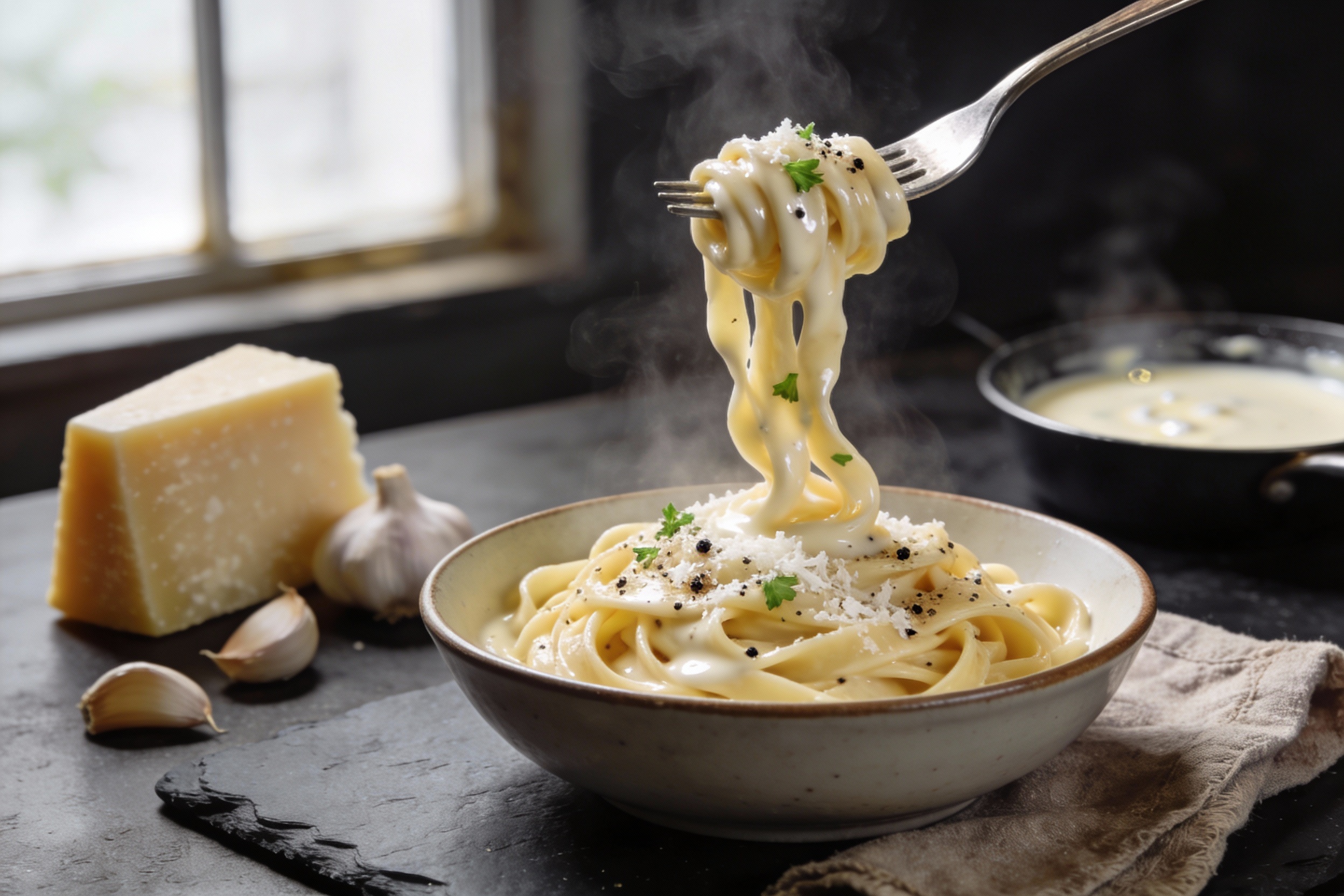 Creamy Garlic Parmesan Pasta That Slaps Tonight