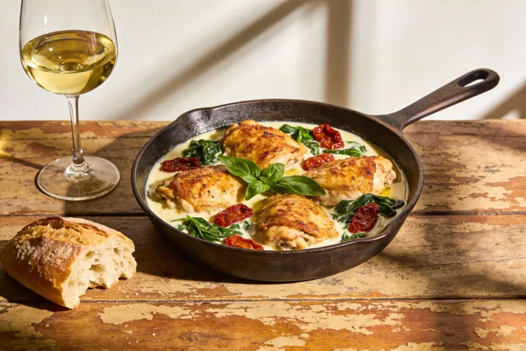 Tuscan White Wine Chicken That Tastes Like Tuscany Tonight