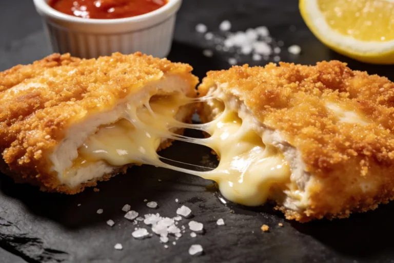 Crispy Gooey Mozzarella Stuffed Chicken Cutlets Magic