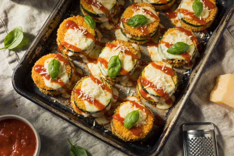 Baked Zucchini Parmesan That Stays Crispy and Cheesy