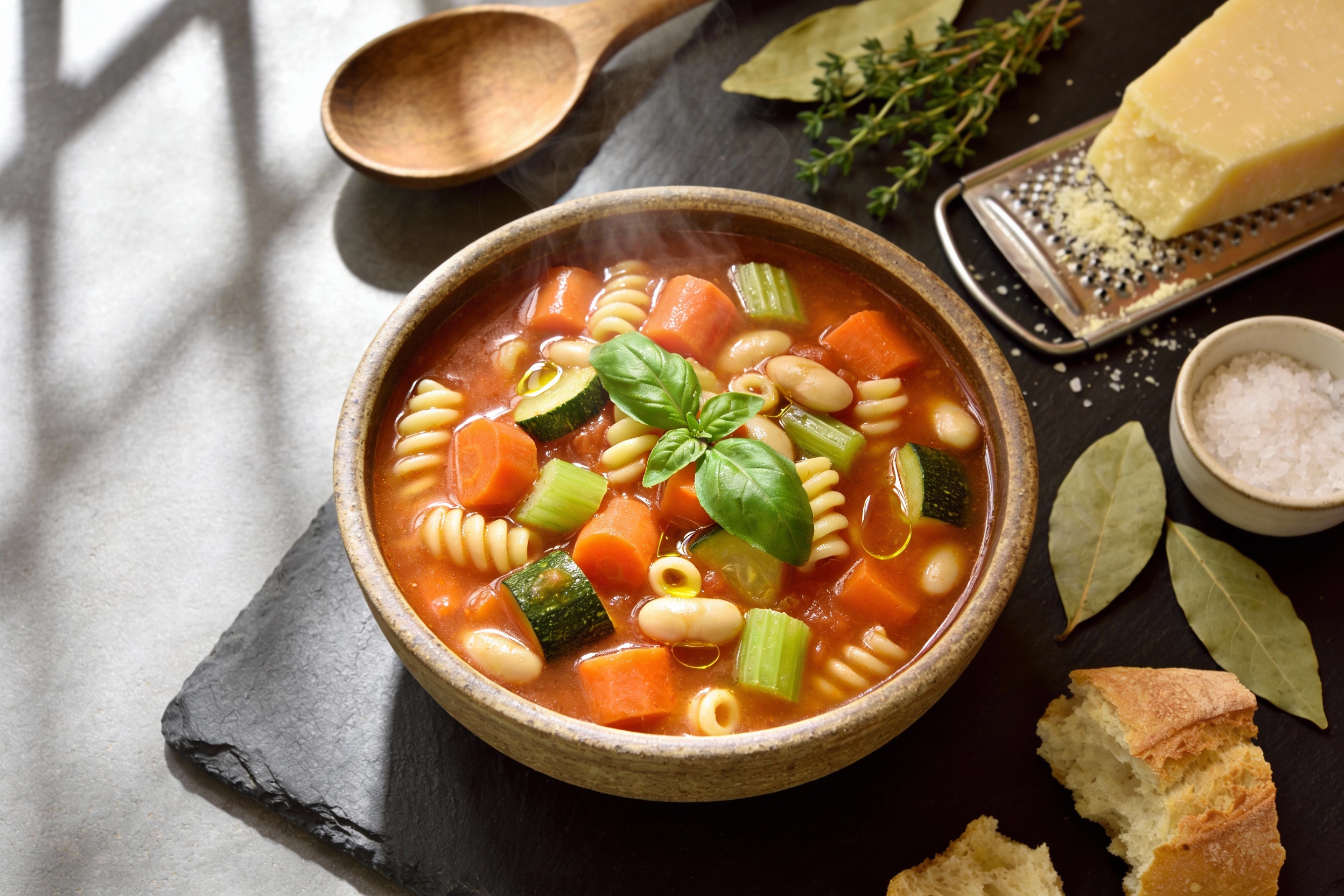 Classic Minestrone Soup That Hugs Your Soul