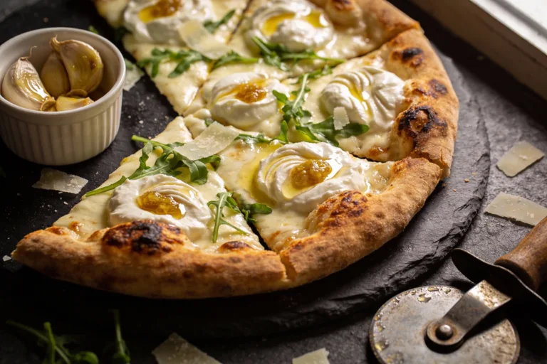 Roasted Garlic White Pizza That Hits Different