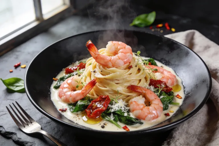 Creamy Tuscan Shrimp Pasta That Slaps in 30 Minutes