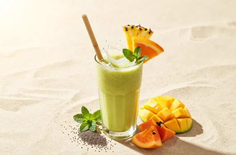 Tropical Cleanse Smoothie That Tastes Like Vacation