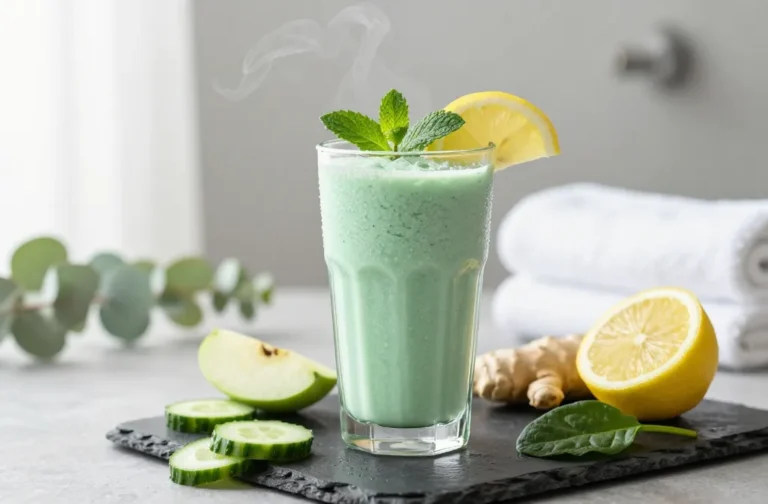 Minty Fresh Detox Smoothie That Feels Like a Spa Day