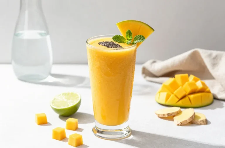 Mango & Ginger Detox Smoothie That Feels Like Vacation