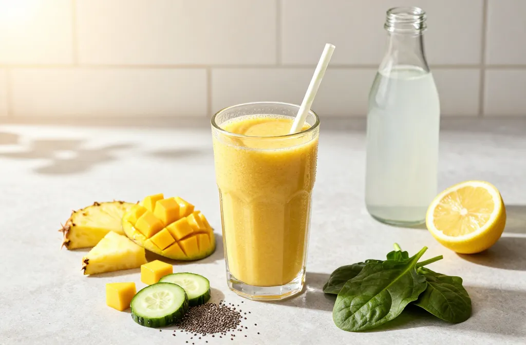 Morning Glow Detox Smoothie That Actually Tastes Amazing