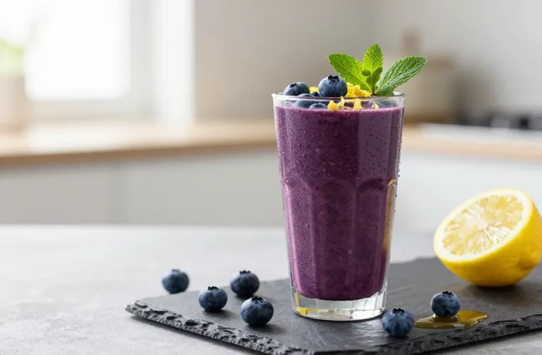 Blueberry Detox Bliss Smoothie That Actually Tastes Good