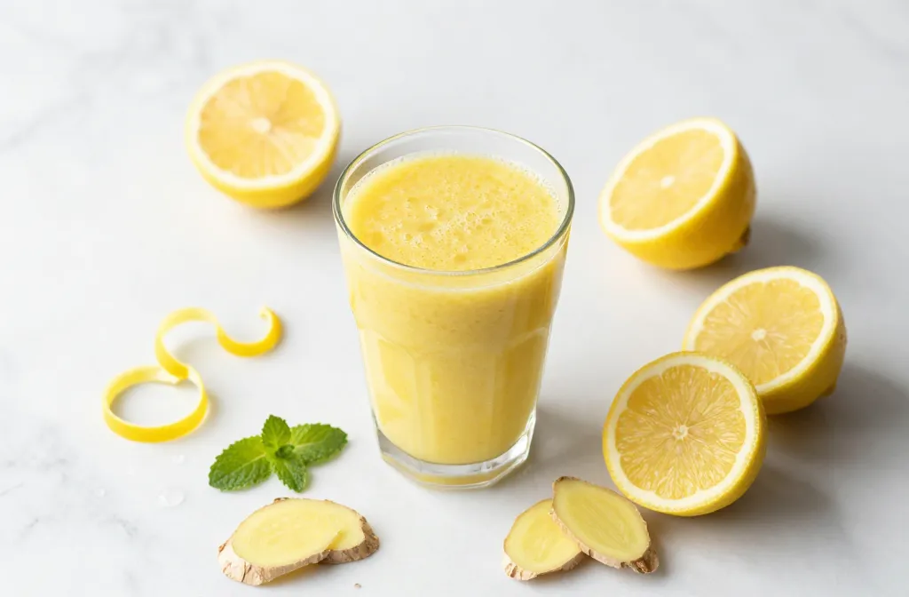 Wake Up Happy with the Lemon Ginger Cleanse Smoothie
