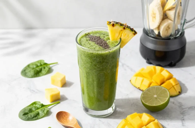 Craveable Tropical Green Detox Smoothie You’Ll Love
