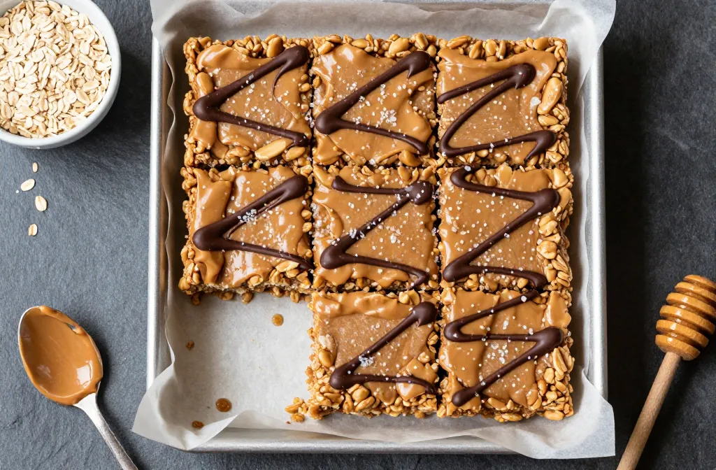 No-Bake Peanut Butter Oat Bars That Actually Slap