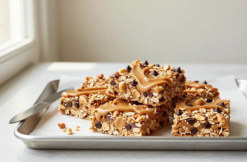 Peanut Butter Granola Bars That Actually Hold Together