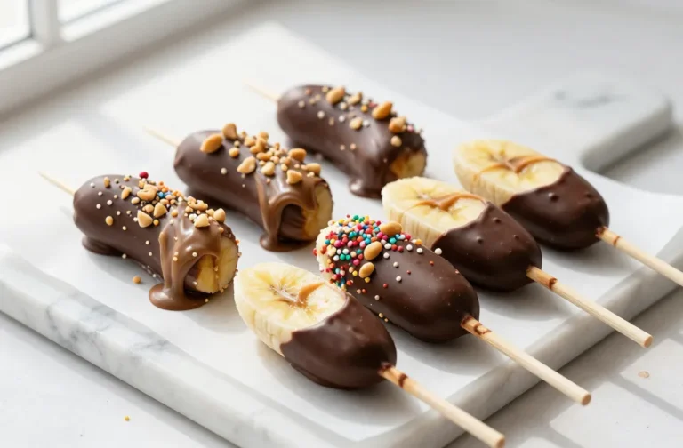 Frozen Peanut Butter Banana Pops You’Ll Crave Daily