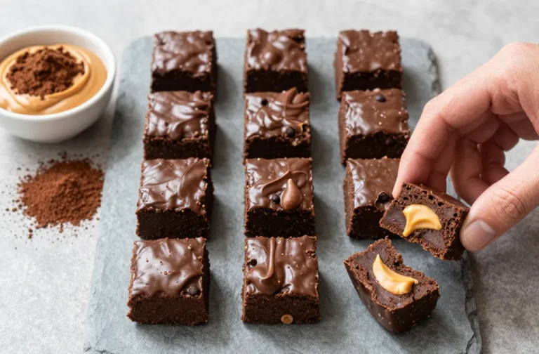 Peanut Butter Brownie Protein Bites That Taste Like Dessert