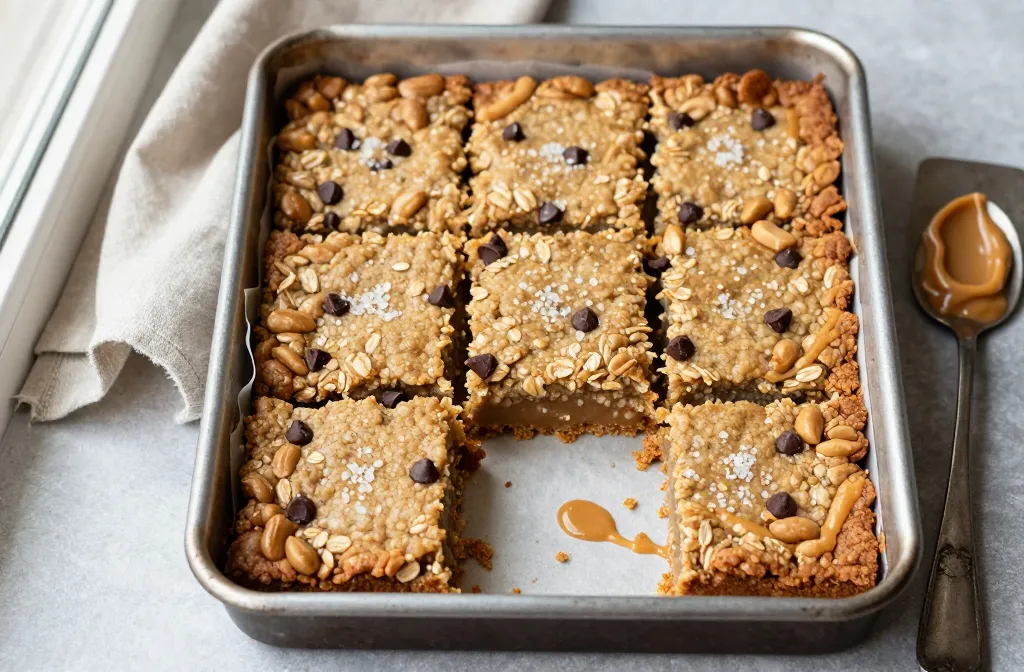 Peanut Butter Oatmeal Cookie Bars You’Ll Crave Daily