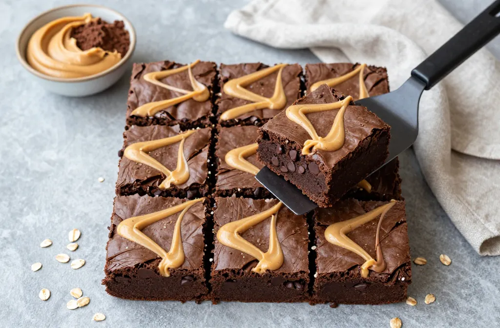 Peanut Butter Protein Brownies That Taste Like Dessert