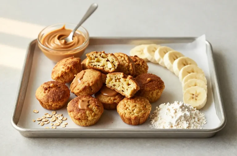 Peanut Butter Banana Protein Pancake Bites Go Viral